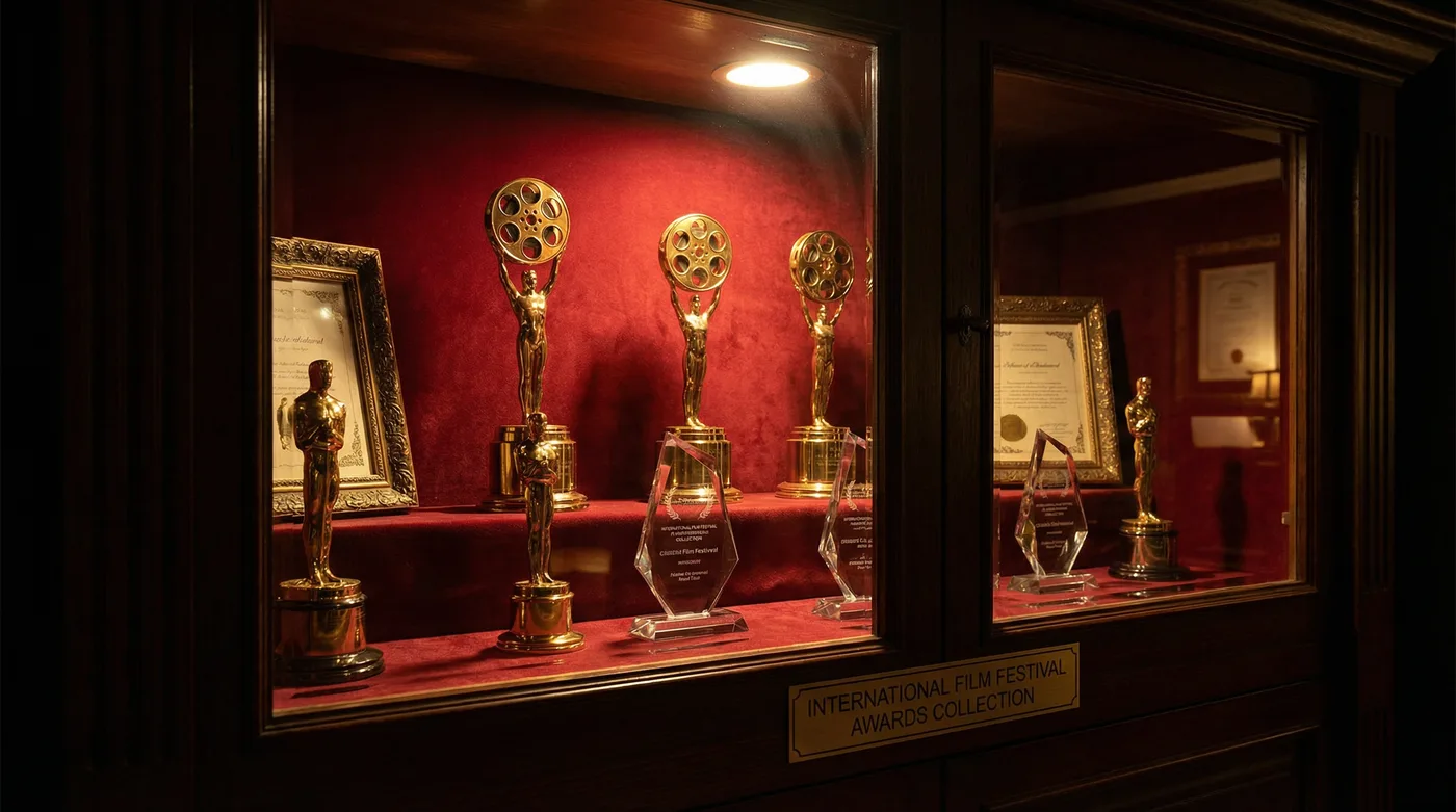 探花荣获国际影视大奖展示